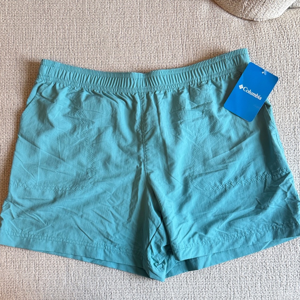 Columbia Women's Aqua Athletic Shorts